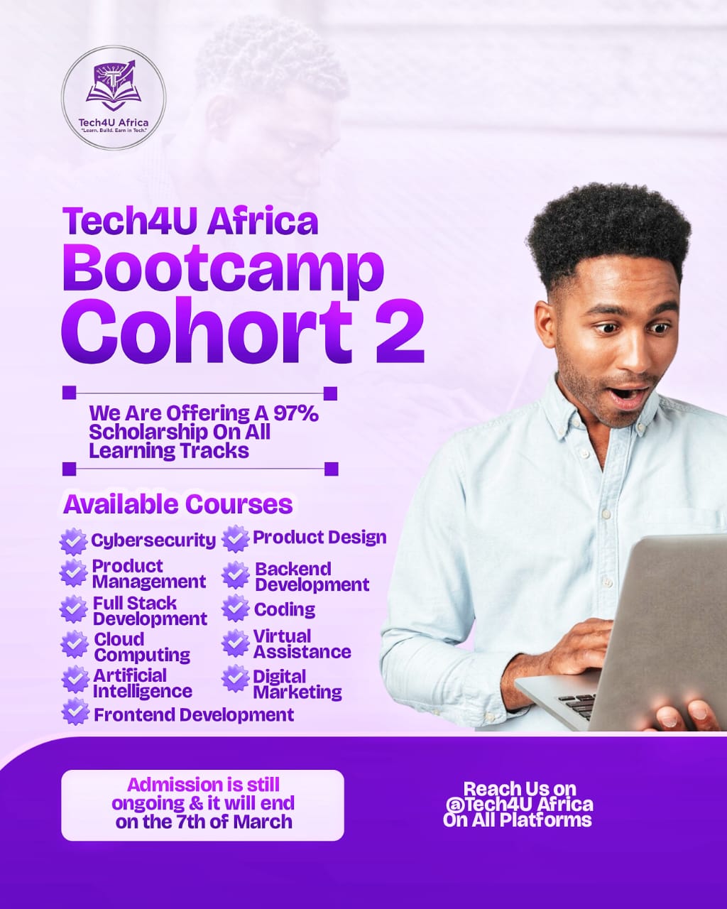 Buy Tech4U Africa – Tech Skills Training Program by Tech4U Africa on Selar