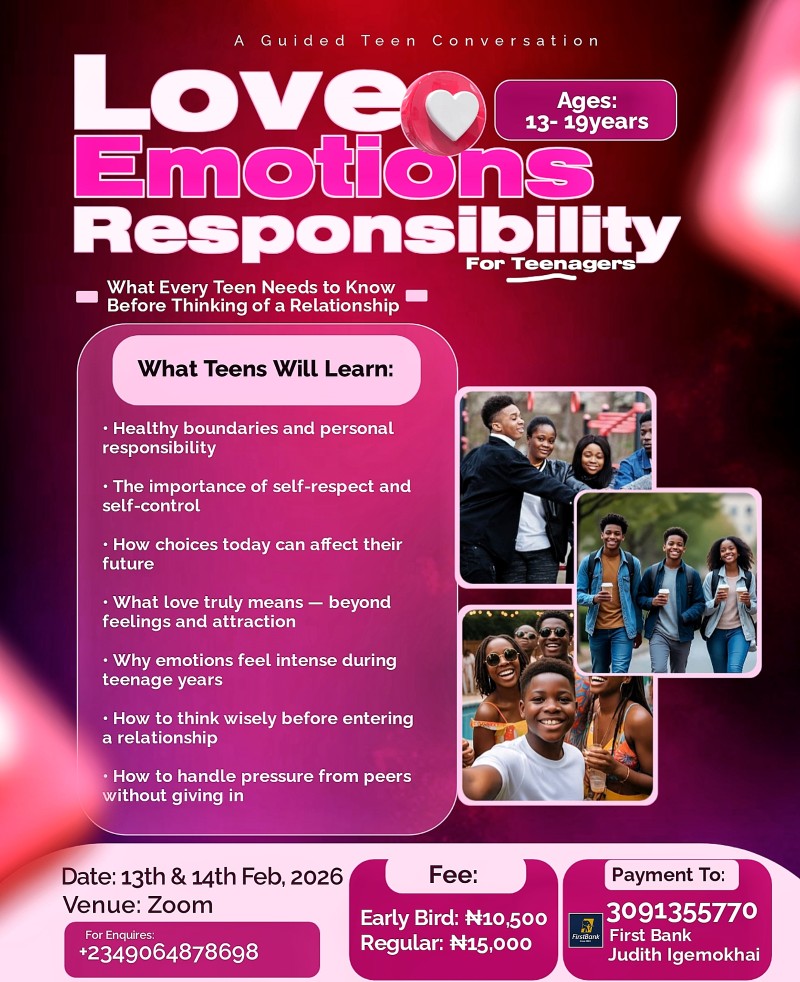 Love, Emotions, and Responsibility For Teenagers