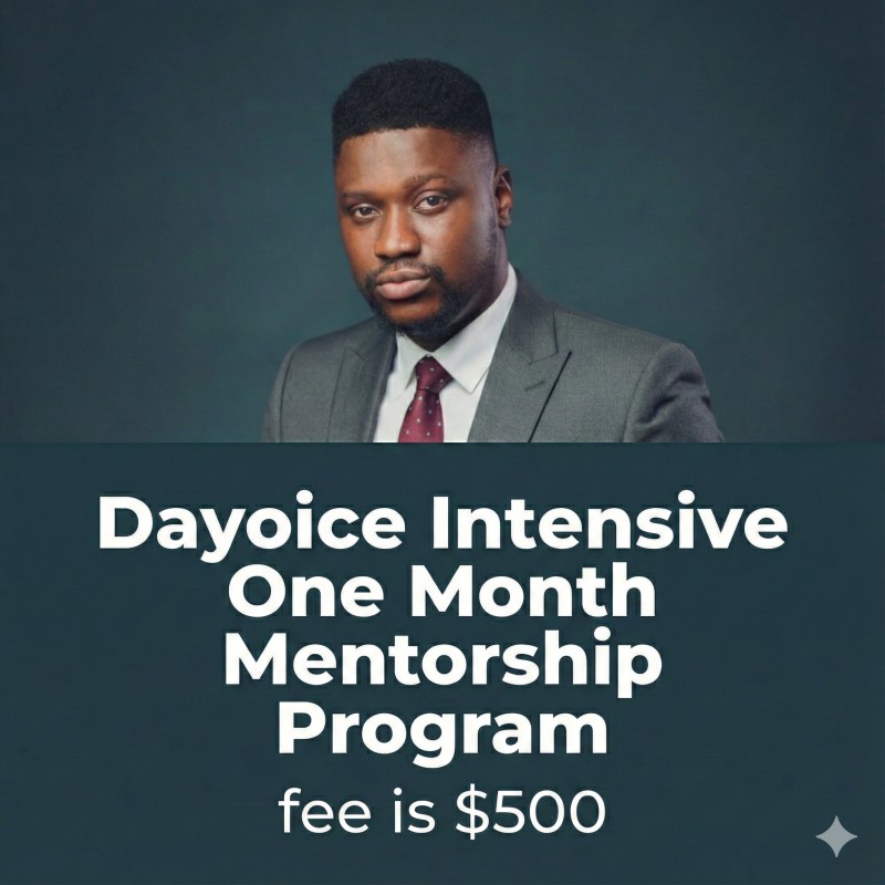 Dayoice Intensive One Month Mentorship Program