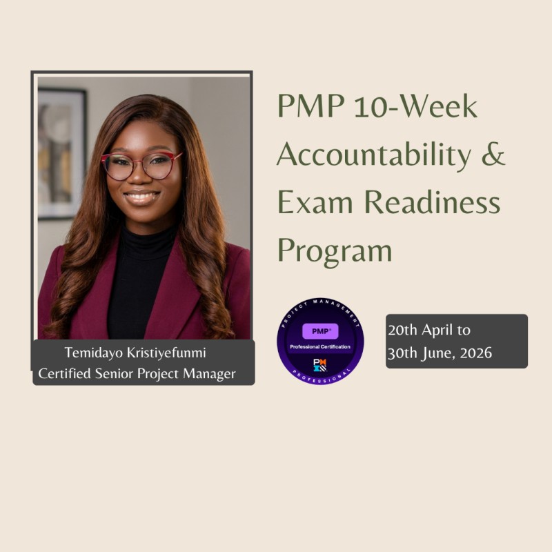 PMP 10-Week Accountability & Exam Readiness Program