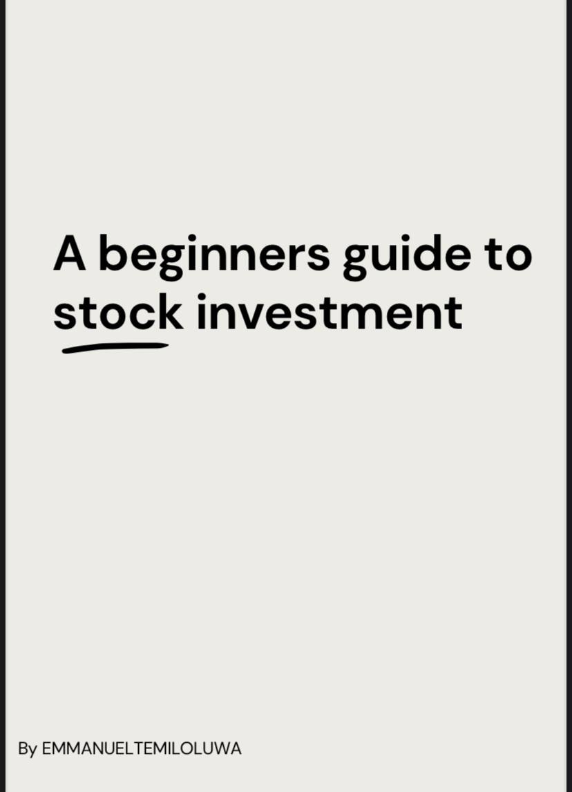 Investment for Beginners