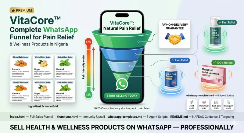 VitaCore™ Health & Wellness WhatsApp Sales System
