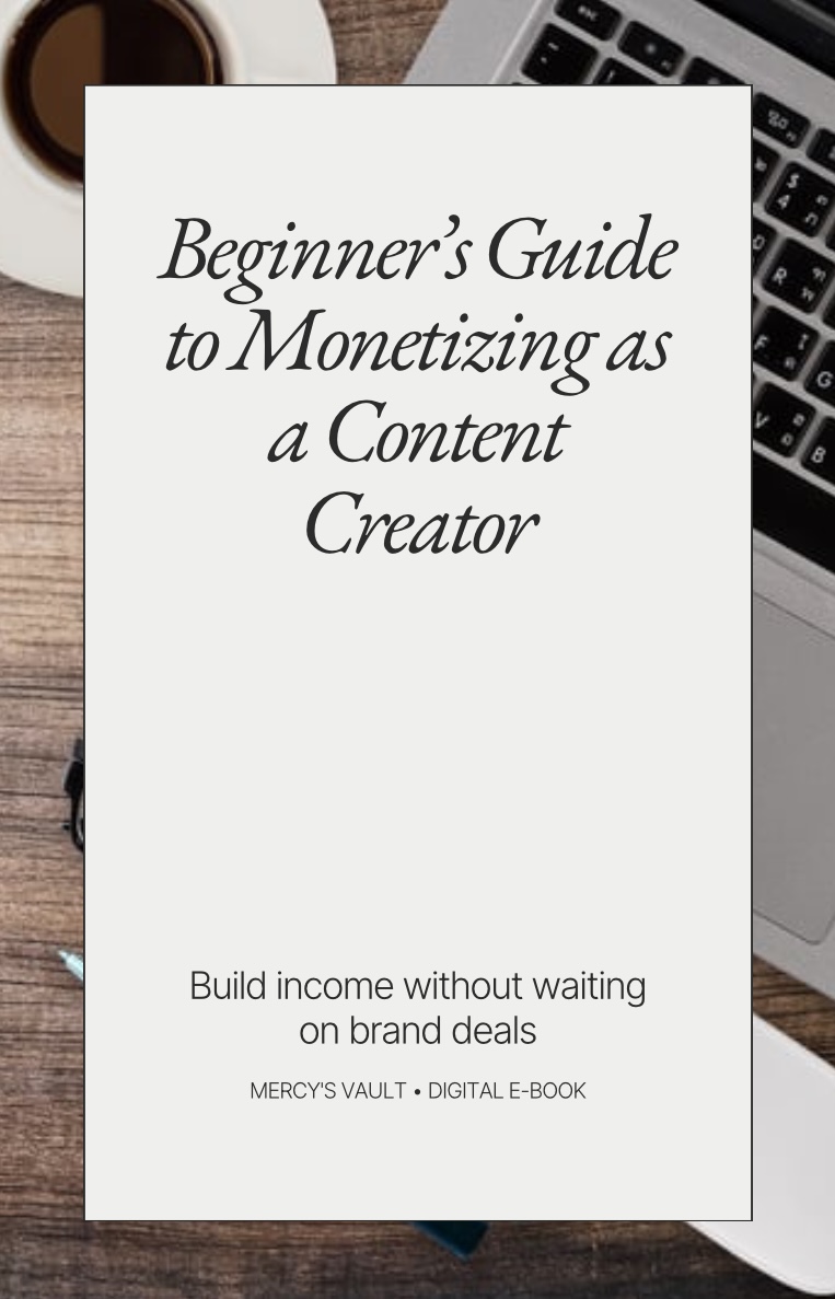 Beginner's Guide to Monetizing as a Content Creator