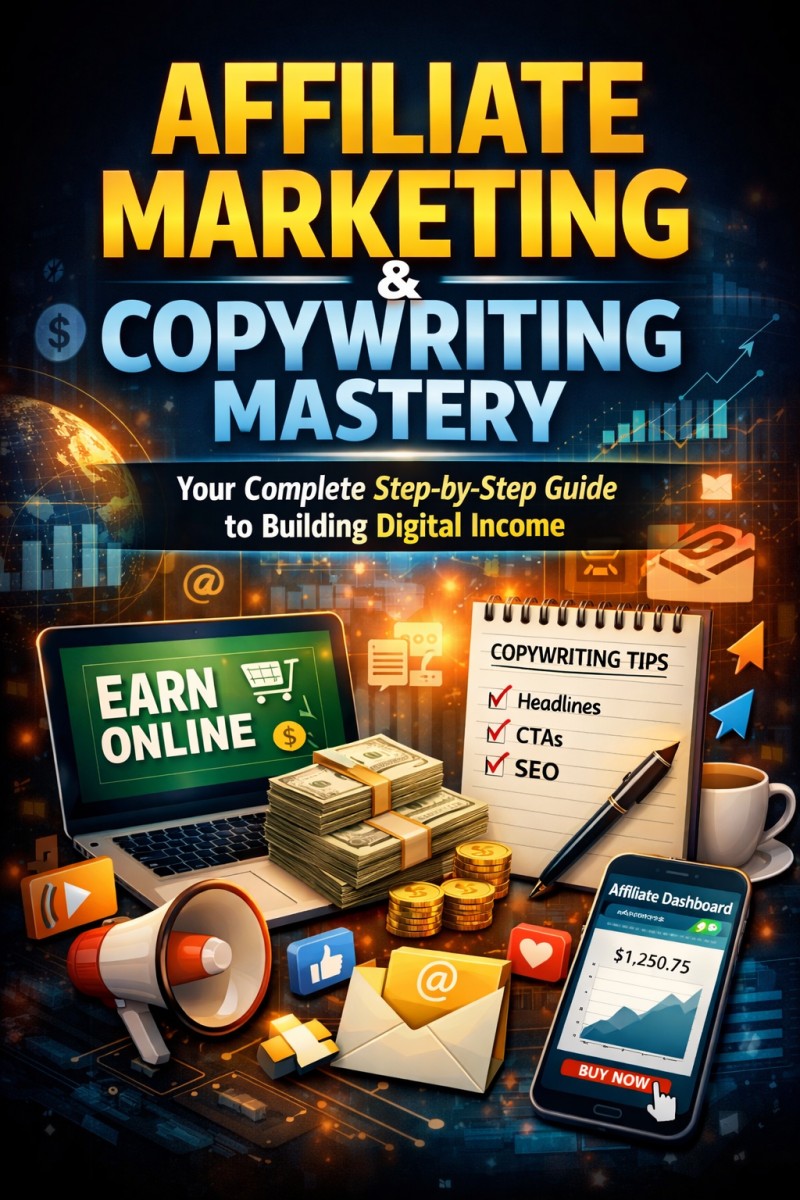 Affiliate Marketing & Copywriting Mastery: Your Complete Step-by-Step Guide to Digital Income