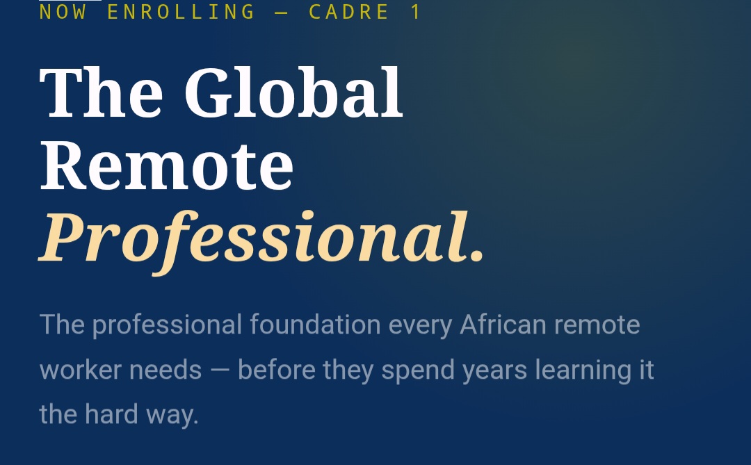 The Global Remote Professional (GRP) Course
