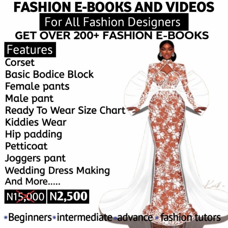 200+ Fashion ebooks and Videos for Fashion Designers