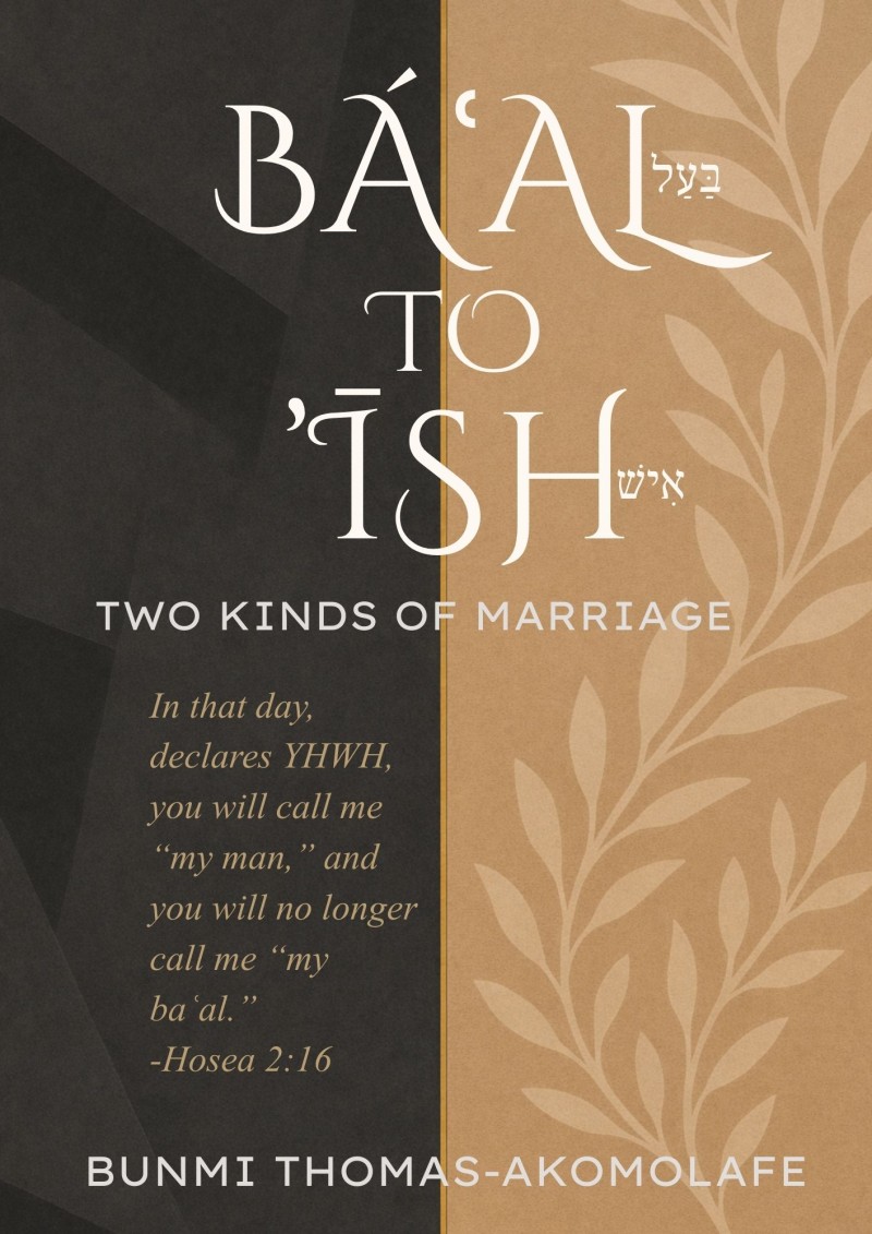 BĀ‘AL TO ʾÎŠ ; TWO KINDS OF MARRIAGE (preview copy)