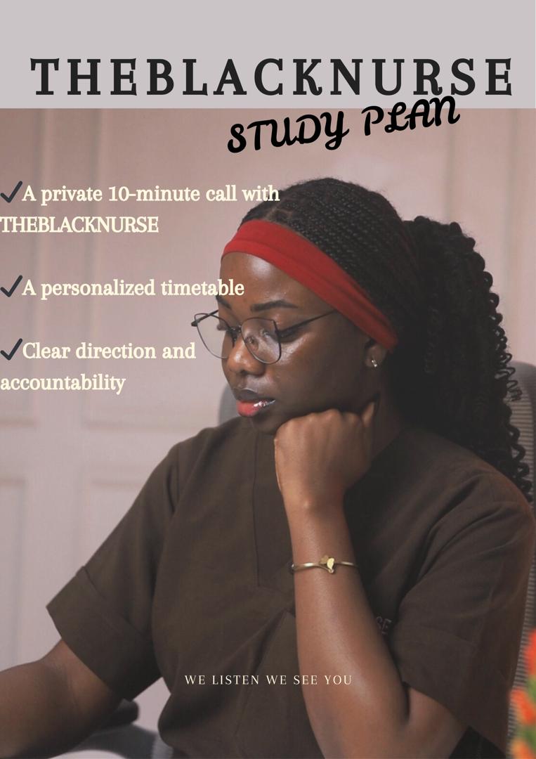 THE BLACKNURSE STUDY PLAN