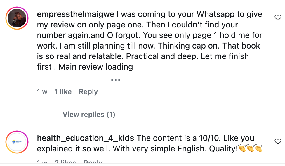 Customer review 1