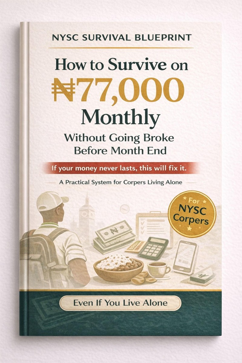 NYSC SURVIVAL BLUEPRINT; How To Manage  ₦77,000 Monthly Without Running Broke (EVEN IF YOU LIVE ALONE)