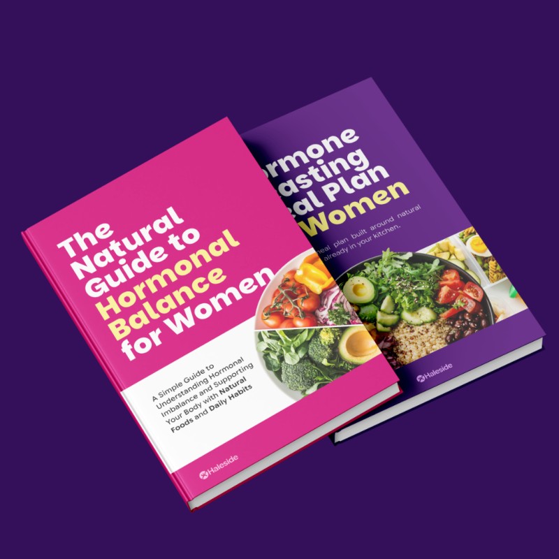The Natural Guide to Hormonal Balance for Women + BONUS (Hormone Feasting Meal Plan for women)
