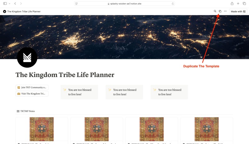The Kingdom Tribe Life Planner