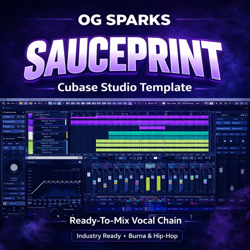 SaucePrint Cubase Studio Template
