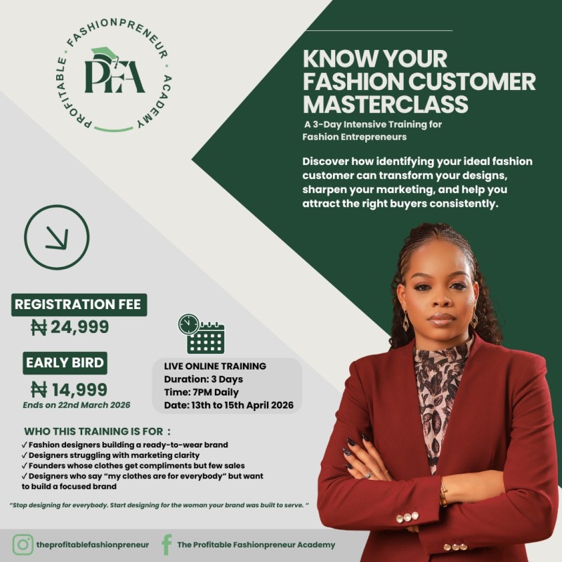 KNOW YOUR FASHION CUSTOMER MASTERCLASS