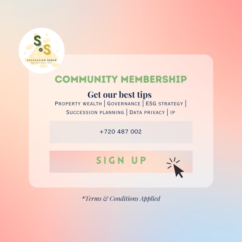 Succession Sense - Whatsapp Community