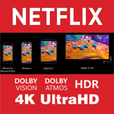NETFLIX 4K UHD Premium Personal 1 Month Account