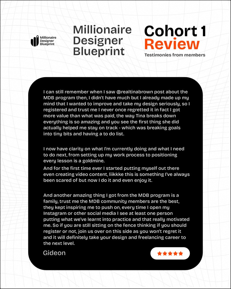 Customer review 1