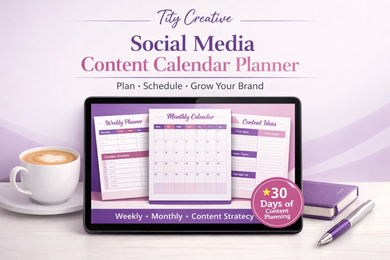 Social Media Content Calendar Plannet