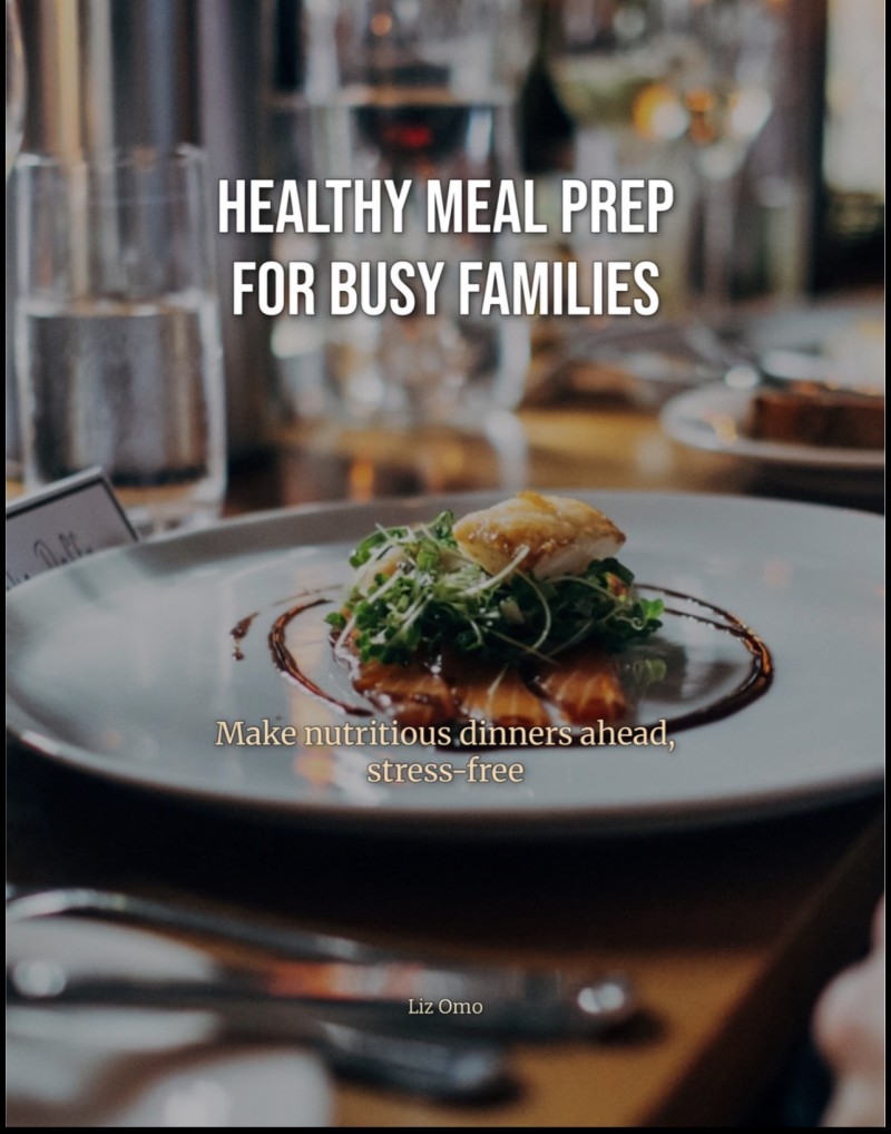 Healthy meal plan for a busy family