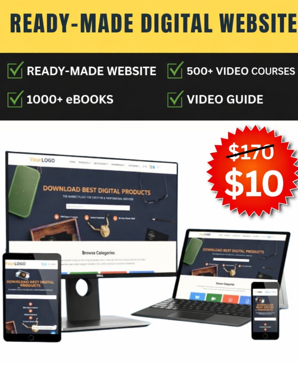 Ready Made Digital Website