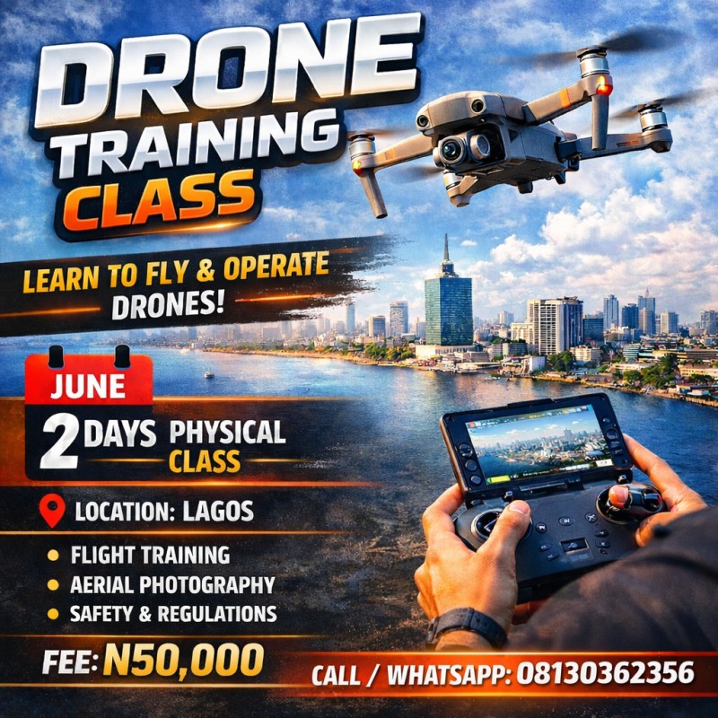Drone Training Class (2-Day Physical Training Lagos)