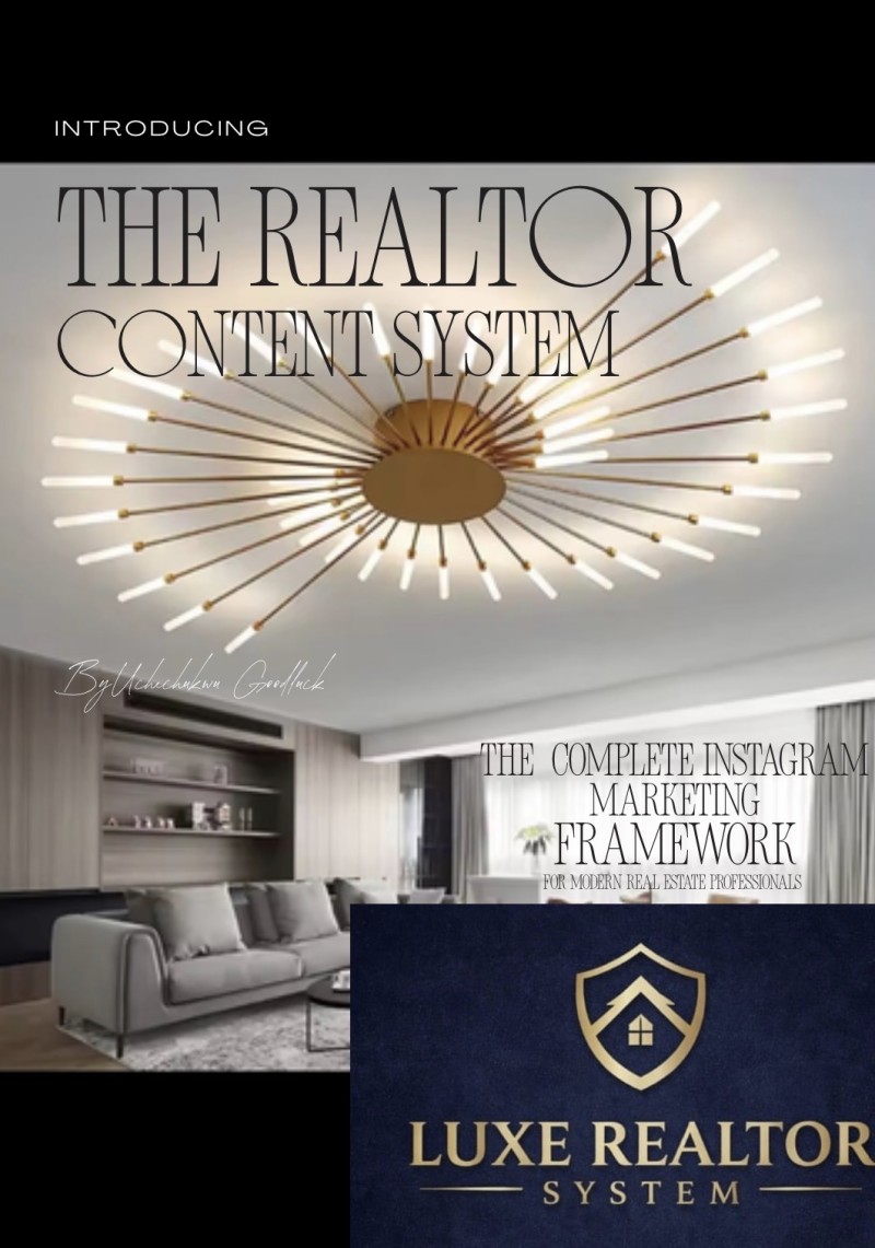 The Luxe Realtor Instagram Content Kit