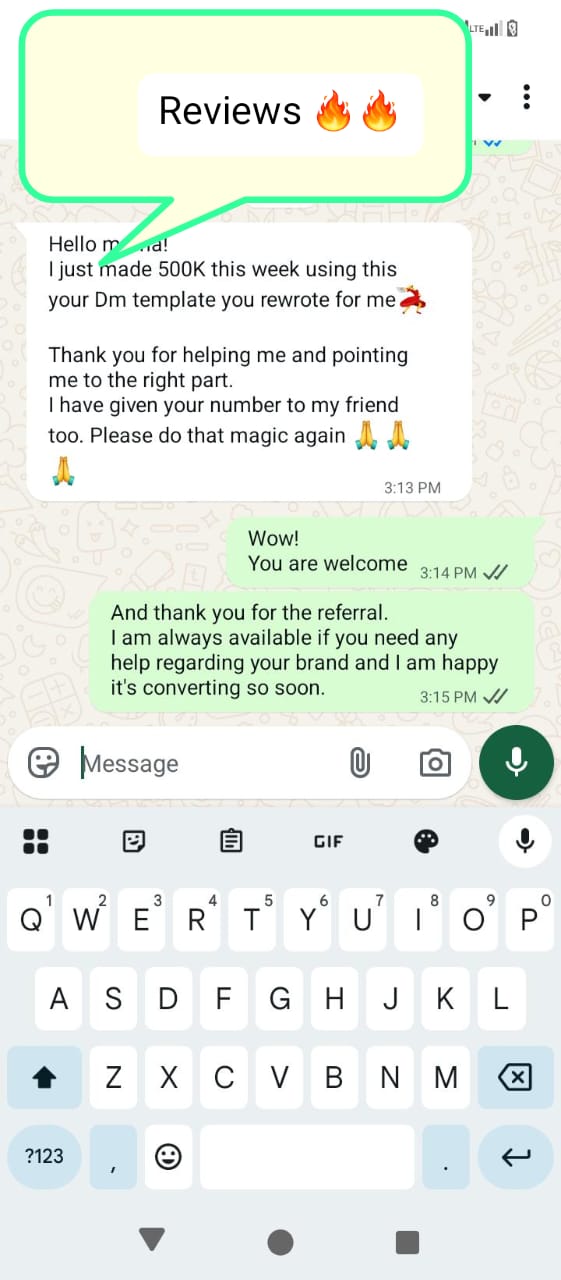 Customer review 1