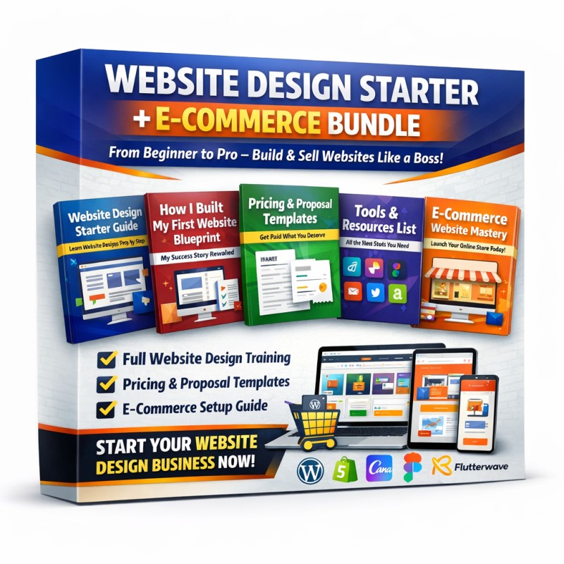 WEBSITE DESIGN STARTER + E-COMMERCE BUNDLE