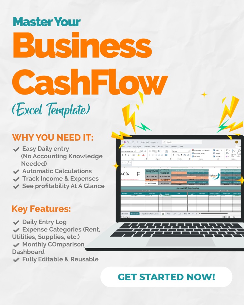 Cashflow Tracker for Non-Profit Making Organizations (Excel Template)