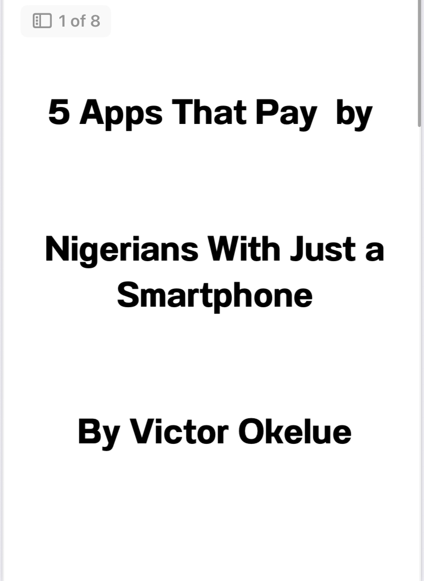 5 Apps That Pay Nigerians Using Just a Smartphone