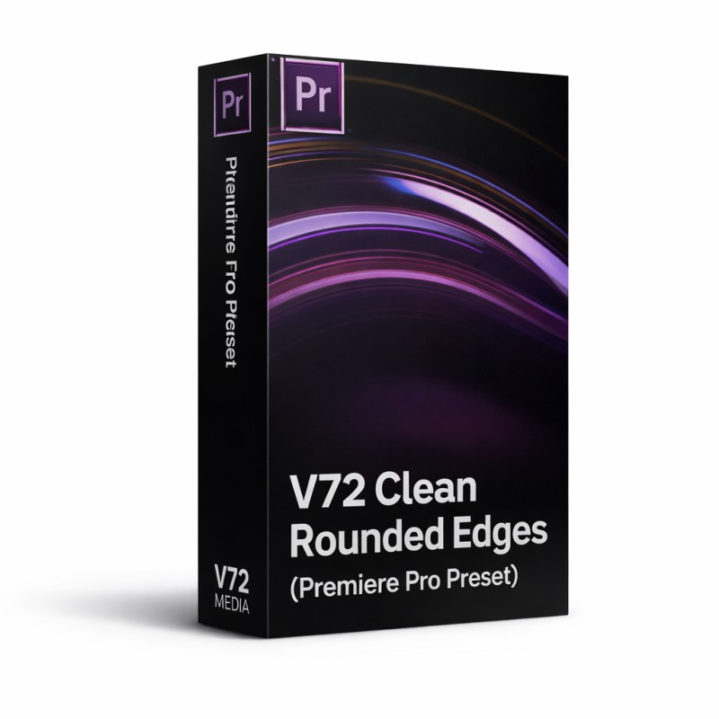 V72 Clean Rounded Edges (Premiere Pro Preset)