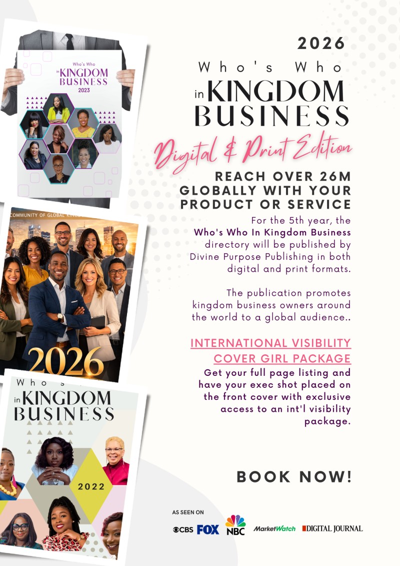 Who's Who In Kingdom Business Directory Placement