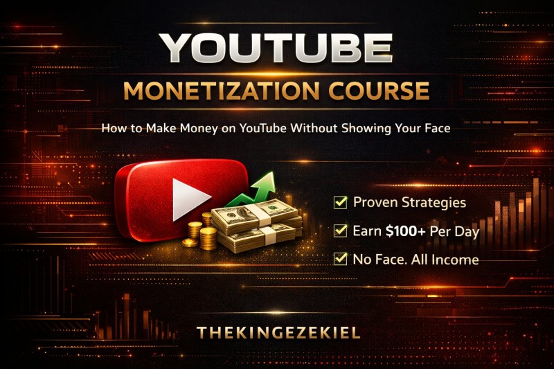 Faceless YouTube monetization Course