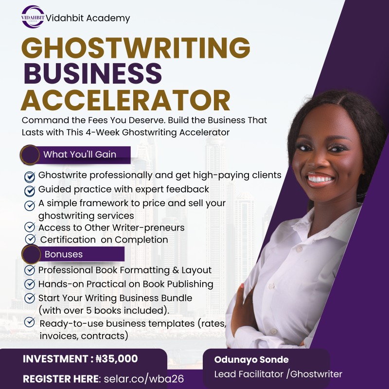 Ghostwriting Business Accelerator