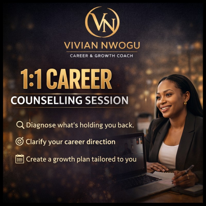 1:1 Career Counselling Session with Vivian Nwogu