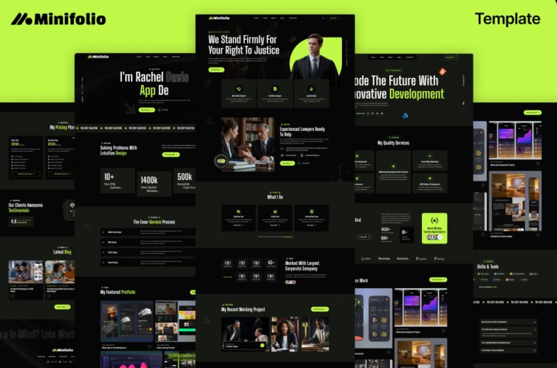 Minifolio – Personal Portfolio HTML Template