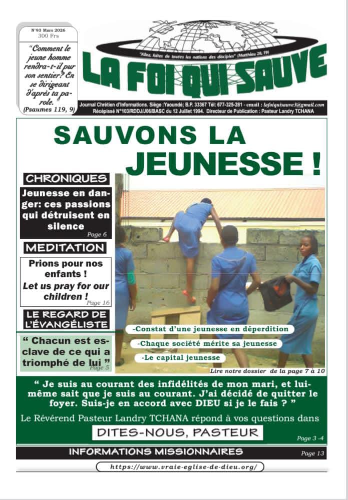 JOURNAL LA FOI QUI SAUVE N°93