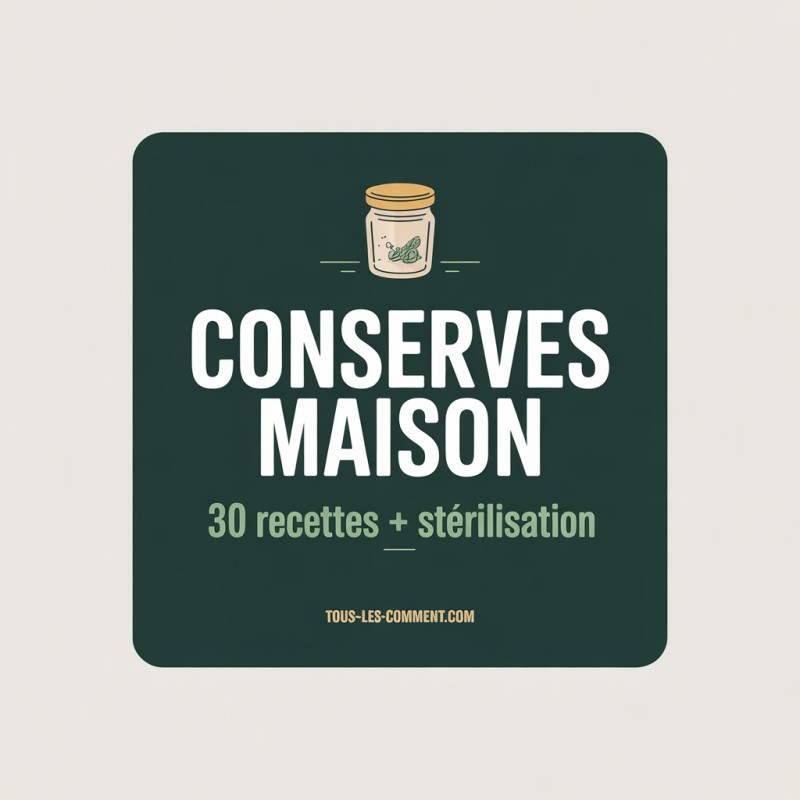 LE GUIDE COMPLET DES CONSERVES MAISON