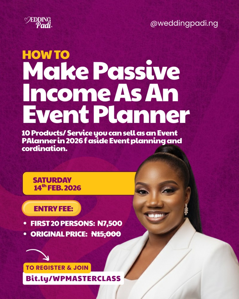 RECORDINGS- How To Make Passive Income As An Event Planner