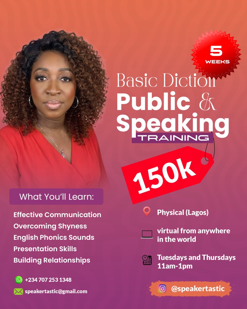 Basic Diction and Public Speaking