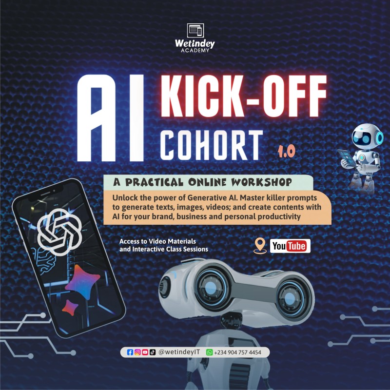 AI Kickoff Cohort 1.0 - Learn Generative AI to generate Text, Image, Video, Music & Audio)