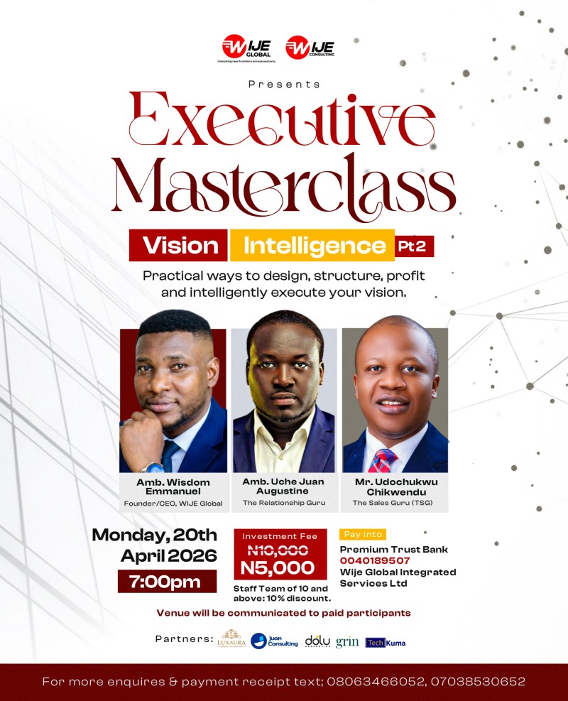 VISION INTELLIGENCE EXECUTIVE MASTERCLASS