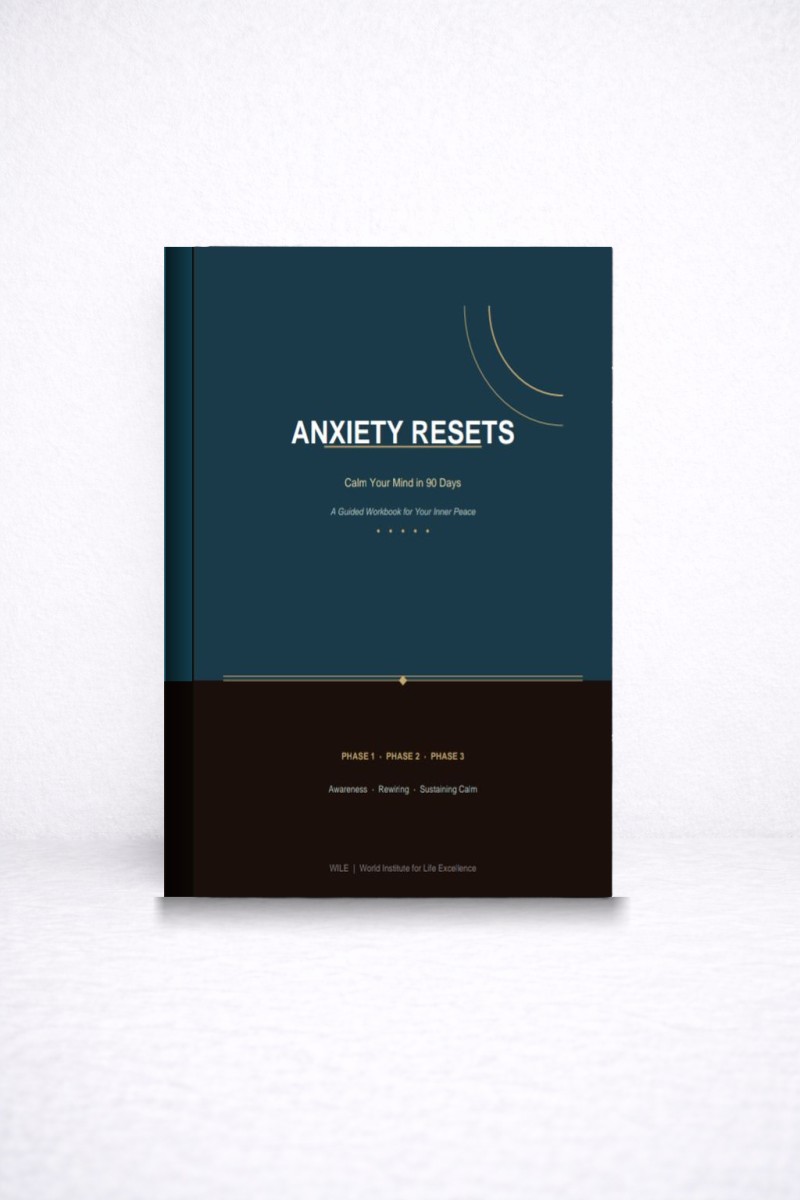 Anxiety Resets Workbook: Calm Your Mind in 90 Days