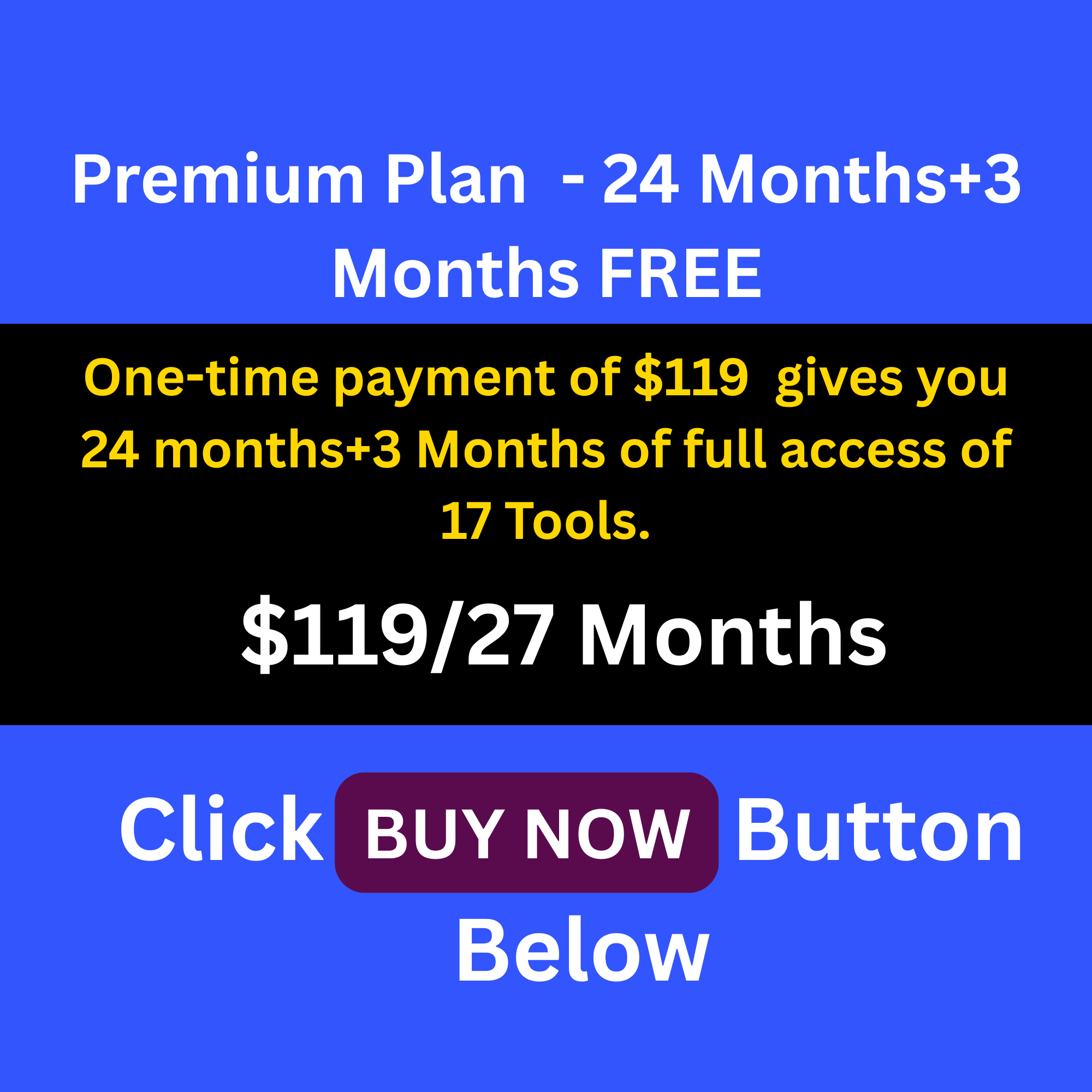 Premium Plan  - 24 Months+3 Months FREE