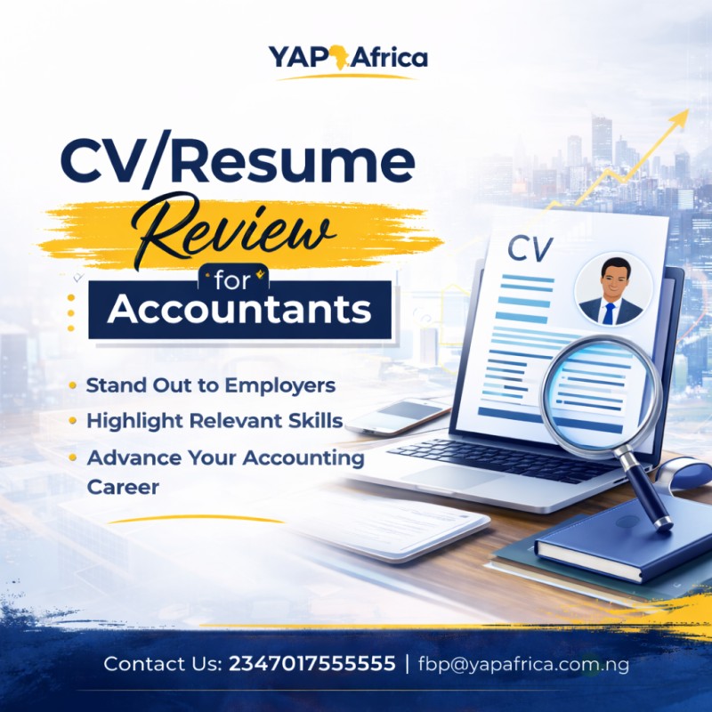 Accounting CV Review (For Accounting Students & Professionals)
