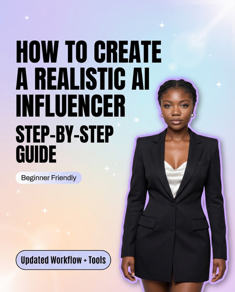 HOW TO CREATE A REALISTIC AI INFLUENCER (STEP-BY-STEP GUIDE)