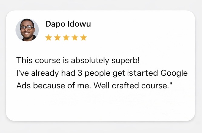Customer review 1