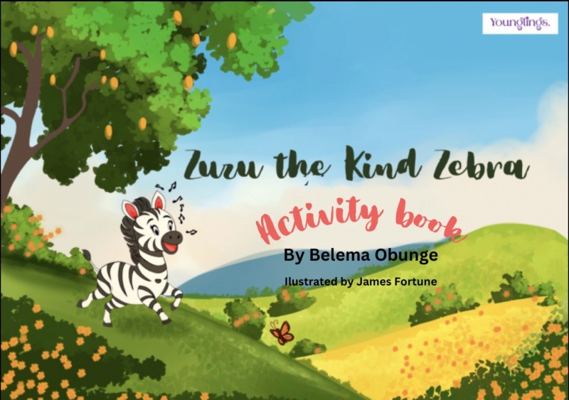 Zuzu the Kind Zebra Activity Book