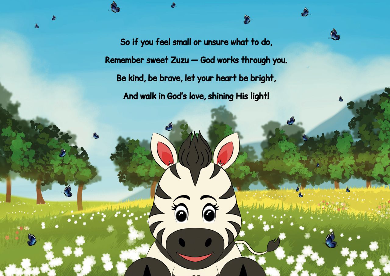 Zuzu the Kind Zebra Storybook