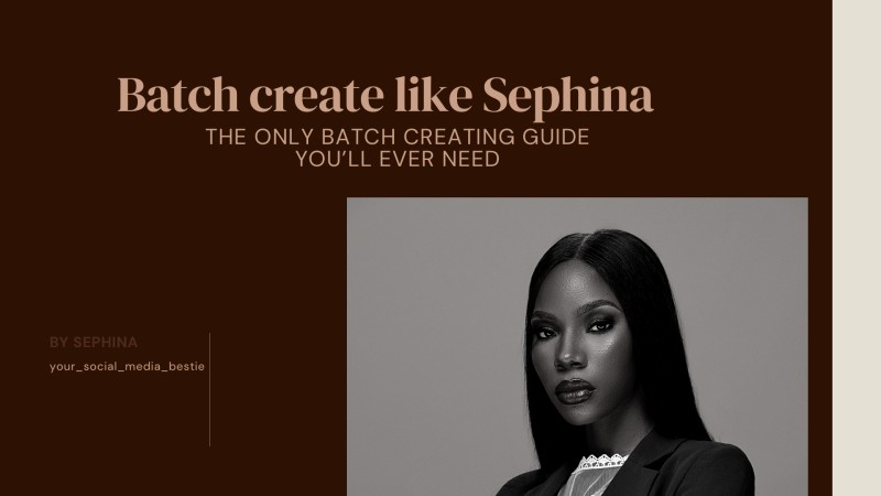 Batch create like Sephina